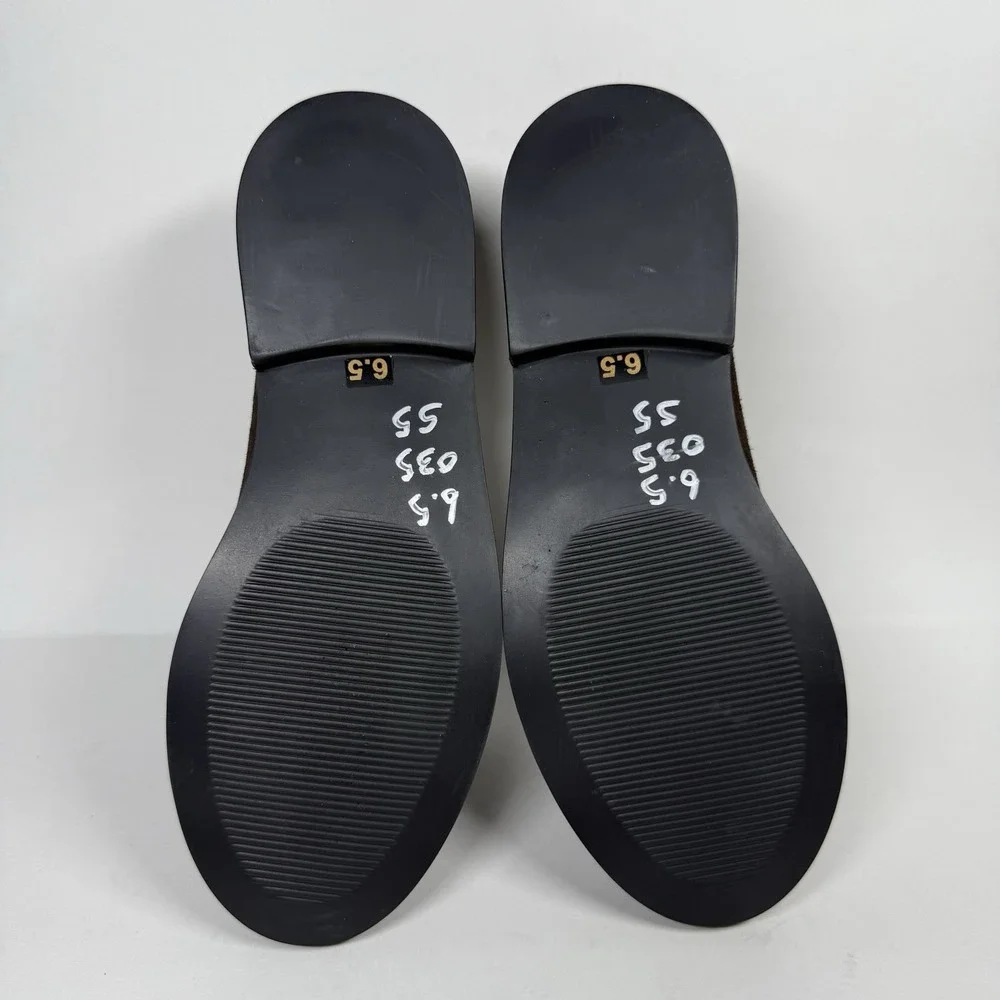 NEW Steve Madden Size 6.5 M‎ Brown Suede Radcliff Tassel Loafer Slip On Shoes - Picture 8 of 10